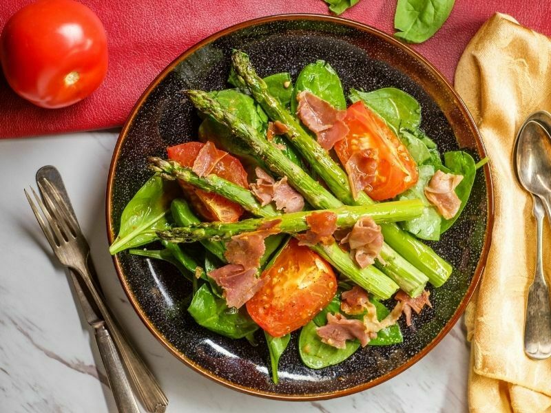 Asparagus and Radicchio Salad
